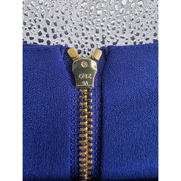 Calvin Klein Womens Royal Blue Bell Sleeve Dress Size 12 - Picture 11 of 13